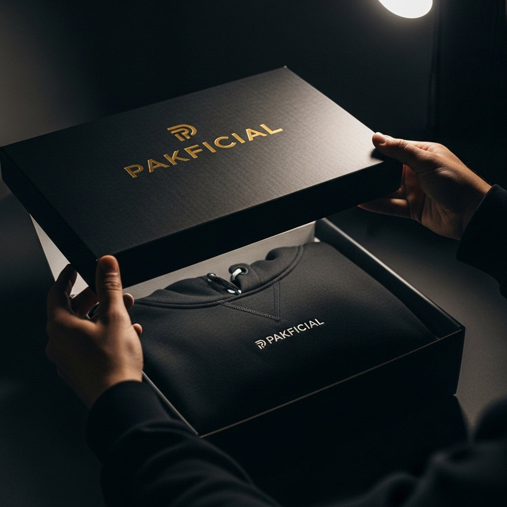 Pakficial Store Personalized Fashion banner showcasing custom premium apparel