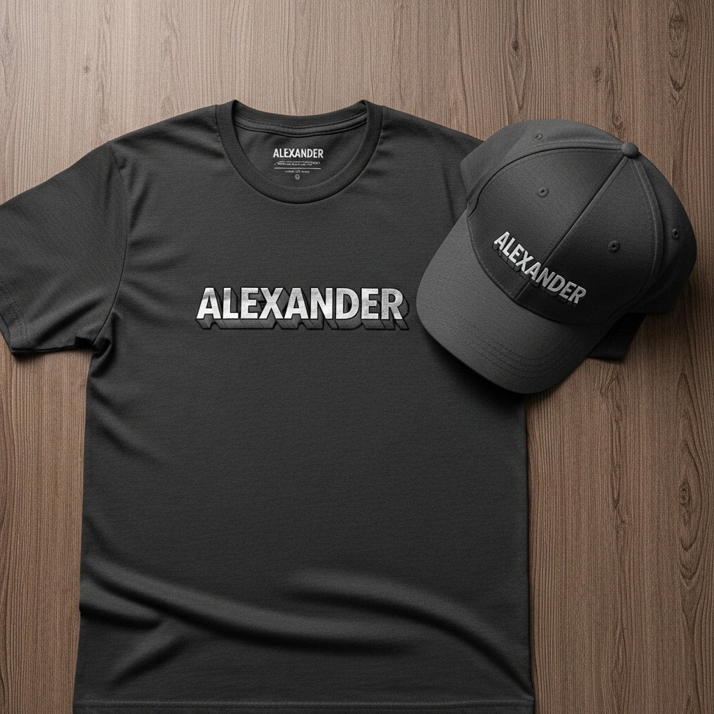 Custom T-Shirt and Cap Sets featuring premium HD printing and luxury cotton