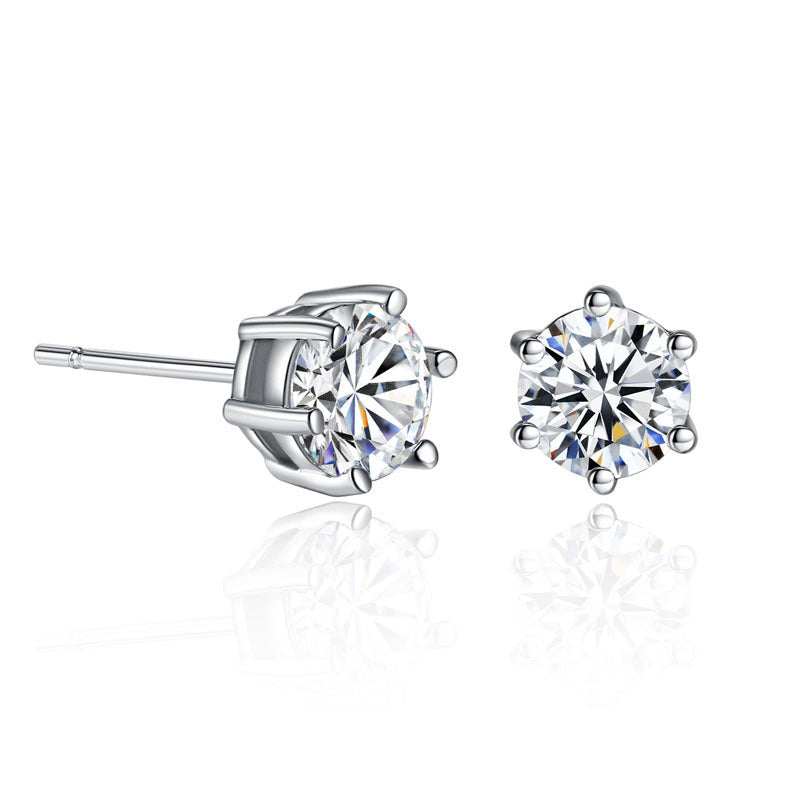 Silver Toned Zircon Ring and Pendant Set - Secure Lobster Claw Clasp Cable Chain Details