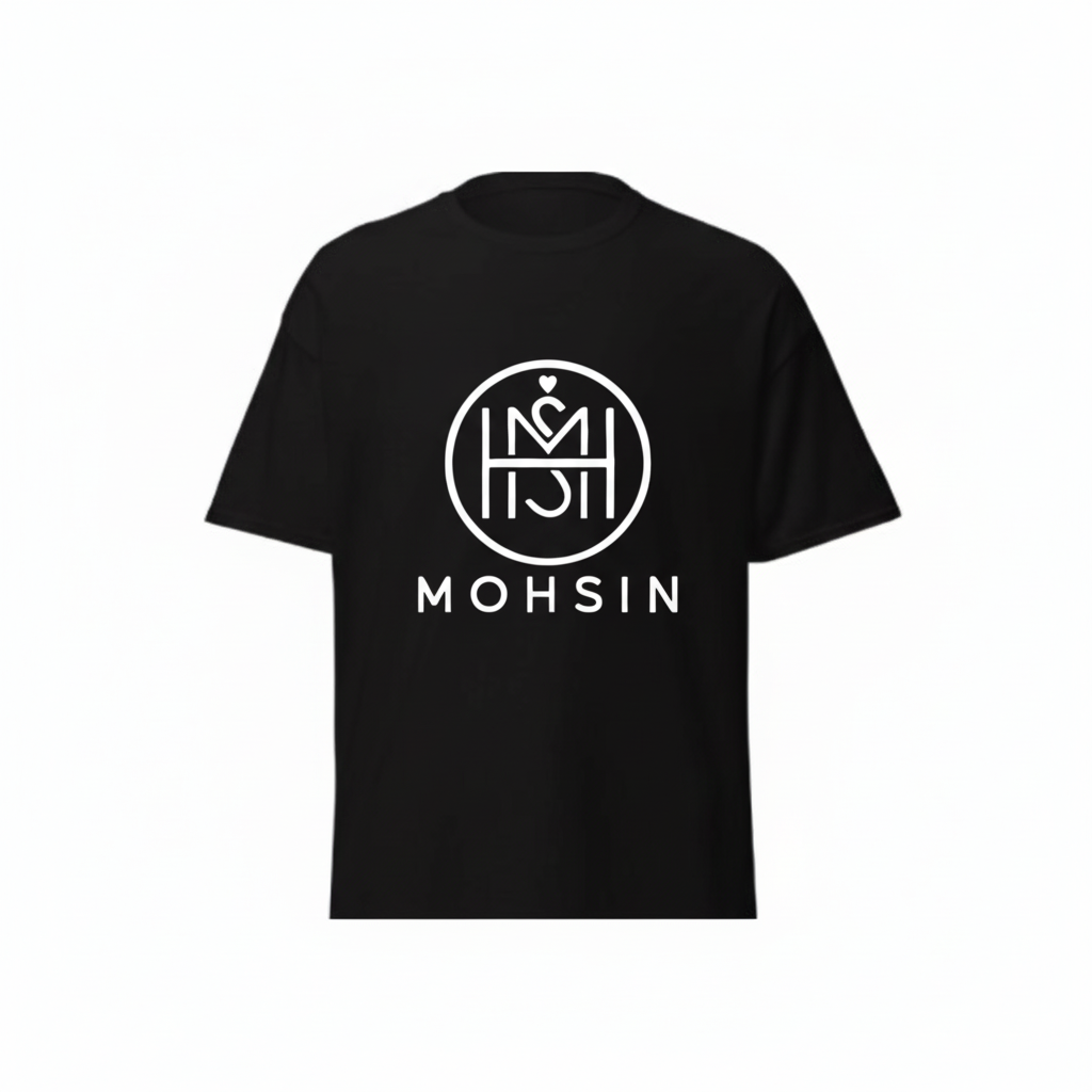 Custom Name T-Shirt Personalized with gold glitter font