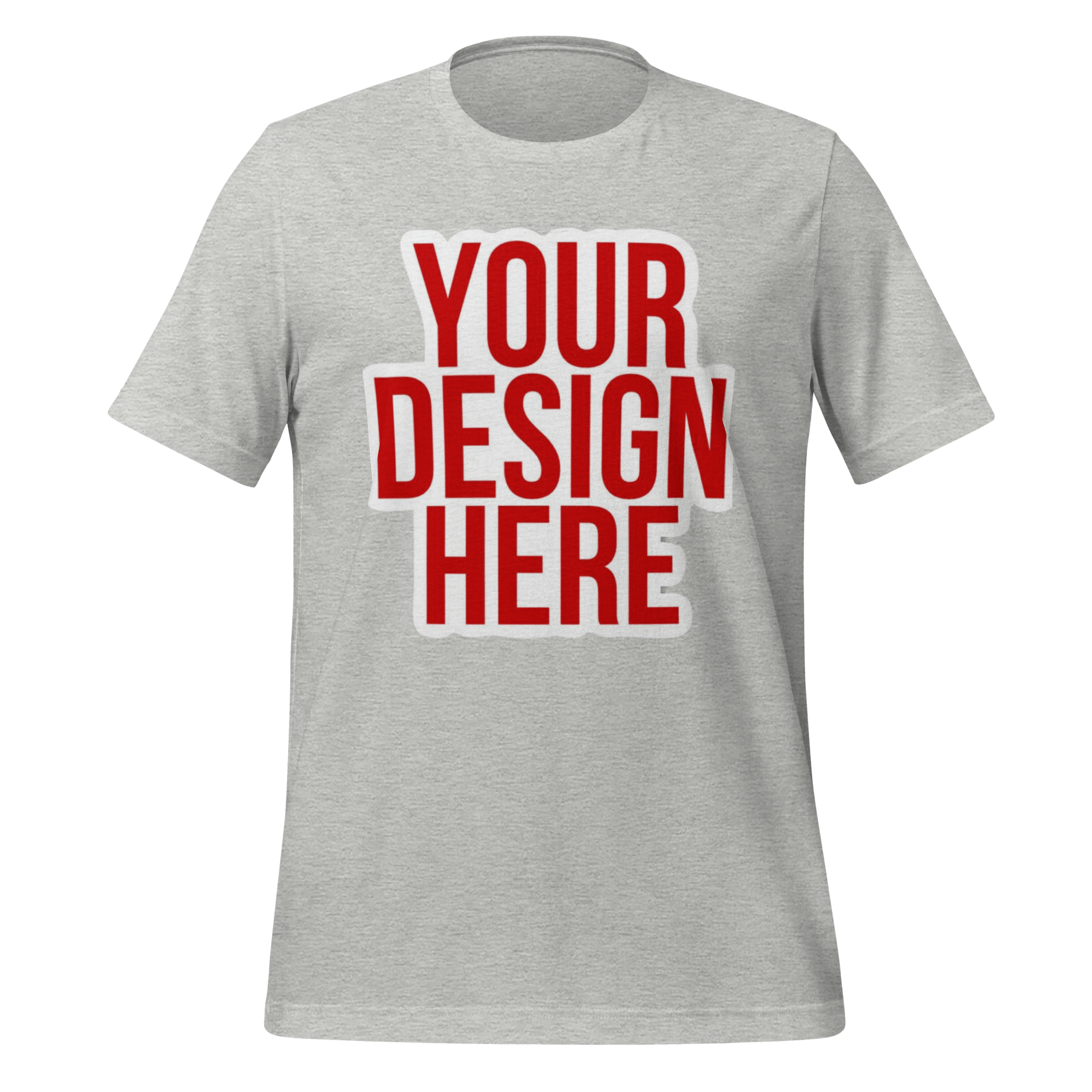 Custom Name T-Shirt Personalized front view in black cotton