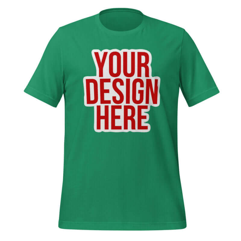 Custom_Name_T-Shirt_Personalized_Unique_Gift_T_Shirt_Print_on_Demand_T_Shirt_Birthday_Gift_Idea_Green_Colour