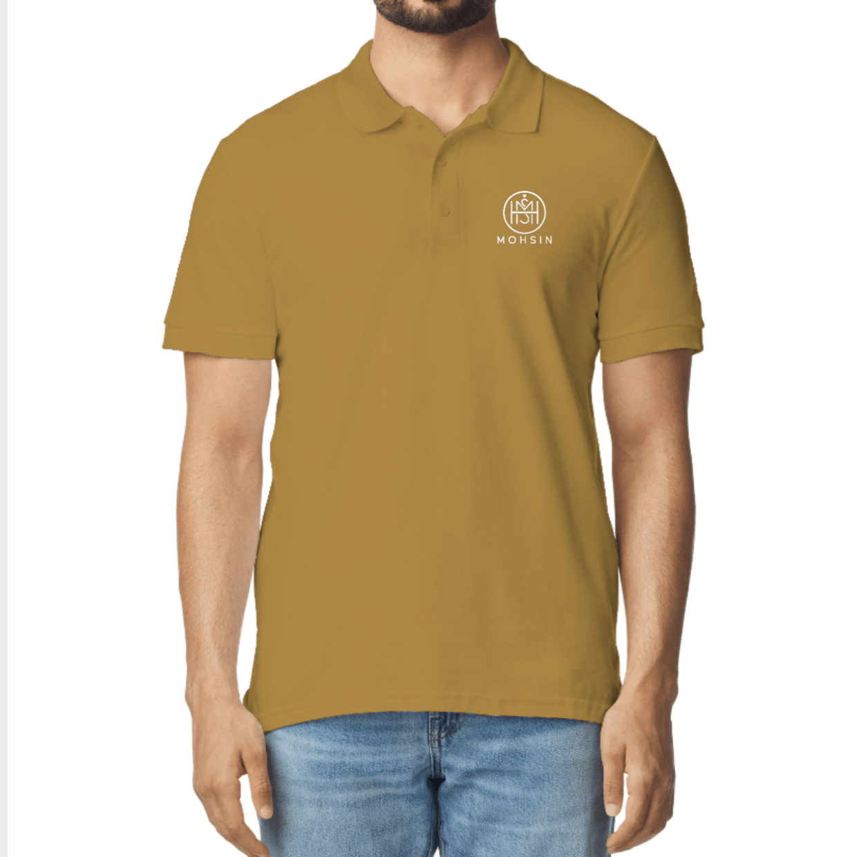 Custom Polo Shirt Pakistan – Personalized Name & Logo Printed Polo T-Shirt for staff uniform