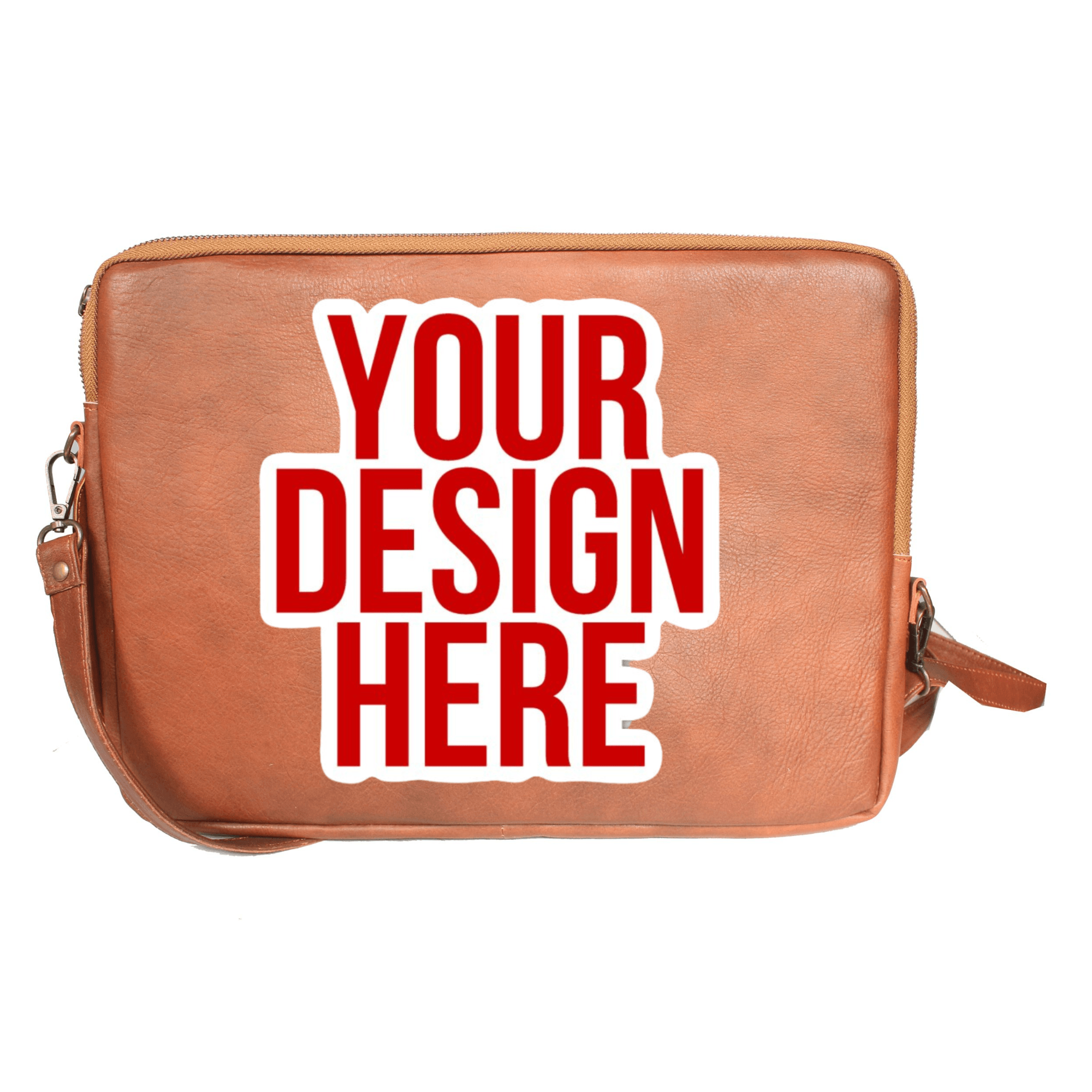 Model carrying Luxury Leather Laptop Bag Pakistan – Premium Office & Travel Laptop Bag