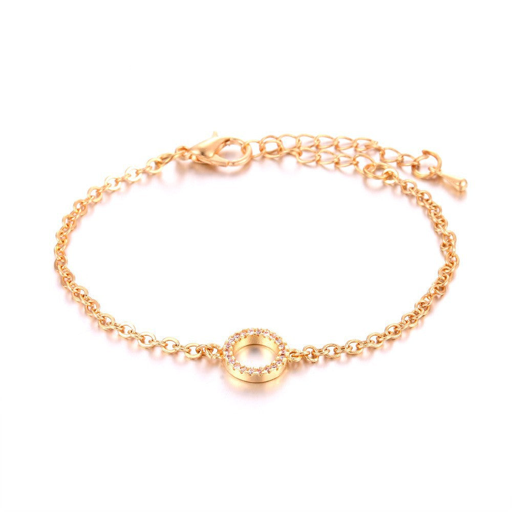 Tarnish Resistant Gold Plated Crystal Ring Set for Wedding Bridal and Party Wear