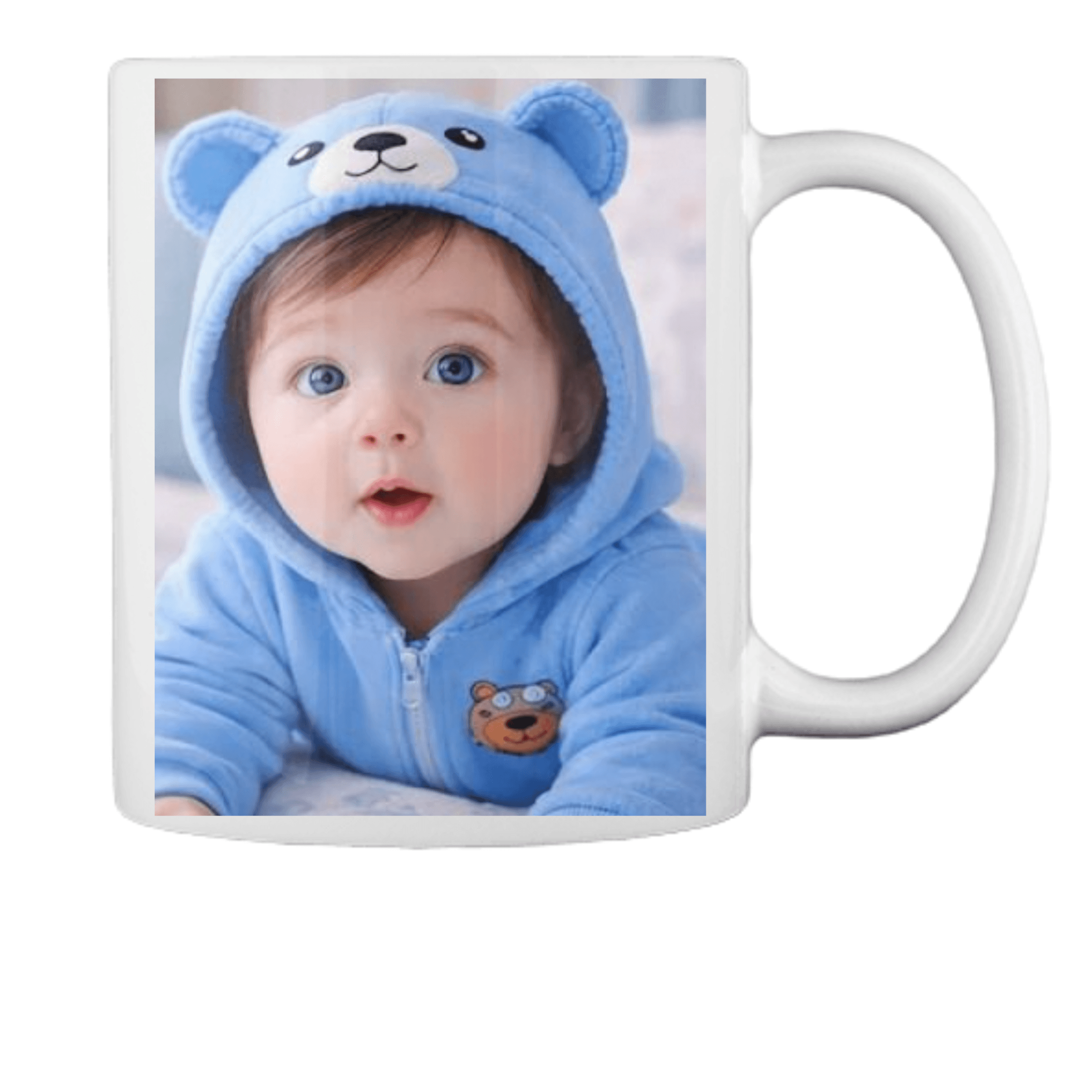 Custom Photo Mug with personalized name and image design