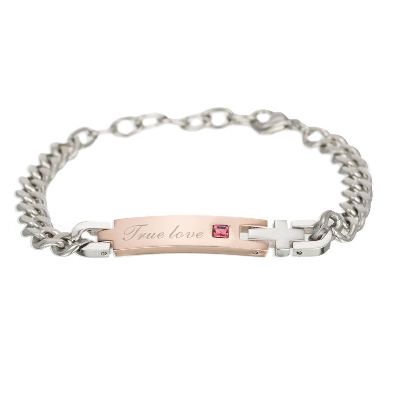 Premium True Love Titanium Steel Bracelet - His and Hers Matching Dual Set