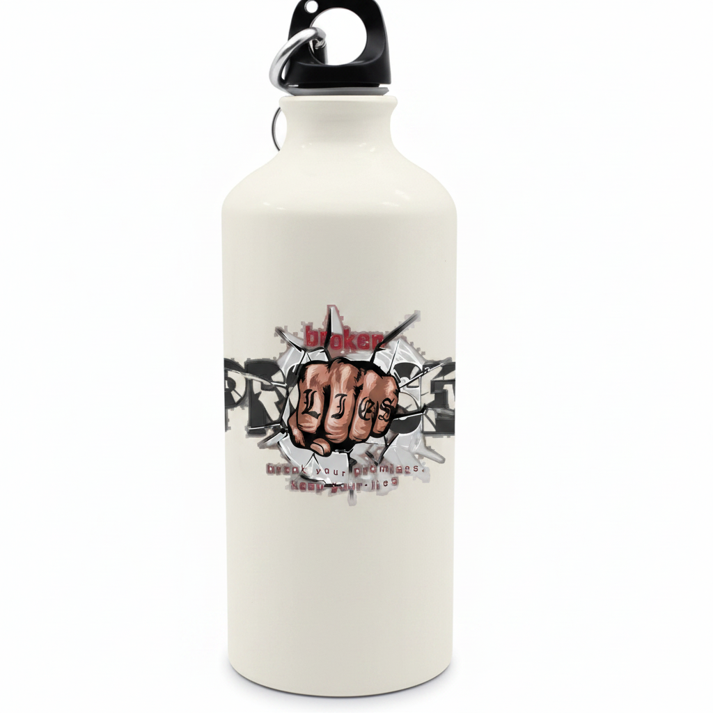 Custom Photo Steel Water Bottle – Personalized Image & Name Print